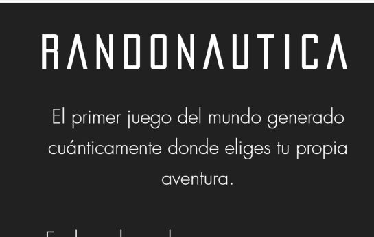 Captura de pantalla de su web Randonautica Captura de pantalla de su web Randonautica