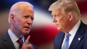 Alrededor de las 00:15 horas del 4 de noviembre Joe Biden dio un mensaje y cerca de 2 horas más tarde se presentó Trump publicamente con un anuncio desafiante Alrededor de las 00:15 horas del 4 de noviembre Joe Biden dio un mensaje y cerca de 2 horas más tarde se presentó Trump publicamente con un anuncio desafiante