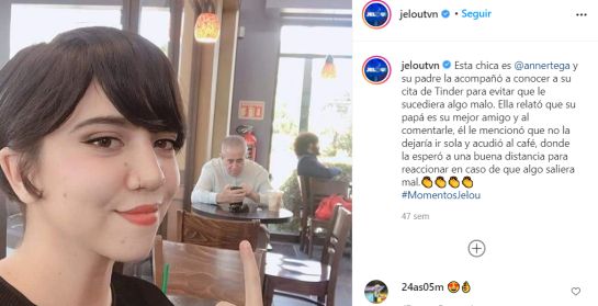 Ella relató que su papá es su mejor amigo y al comentarle, él le mencionó que no la dejaría ir sola Ella relató que su papá es su mejor amigo y al comentarle, él le mencionó que no la dejaría ir sola