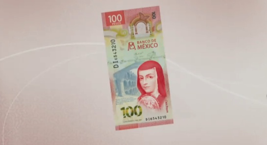 El billete contará en el frente con la imagen principal de la escritora y en el reverso con el ecosistema de bosques con la mariposa monarca El billete contará en el frente con la imagen principal de la escritora y en el reverso con el ecosistema de bosques con la mariposa monarca