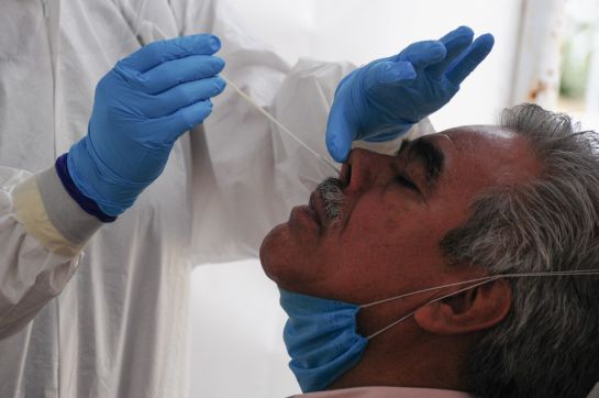 Kiosko de la Salud para la prueba de Covid-19 Kiosko de la Salud para la prueba de Covid-19