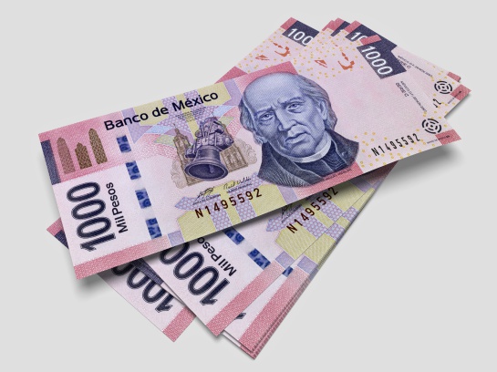 El actual billete de mil pesos circula desde el 7 de abril de 2008 que lo lidera el Padre de la Patria, Don Miguel Hidalgo y Costilla El actual billete de mil pesos circula desde el 7 de abril de 2008 que lo lidera el Padre de la Patria, Don Miguel Hidalgo y Costilla