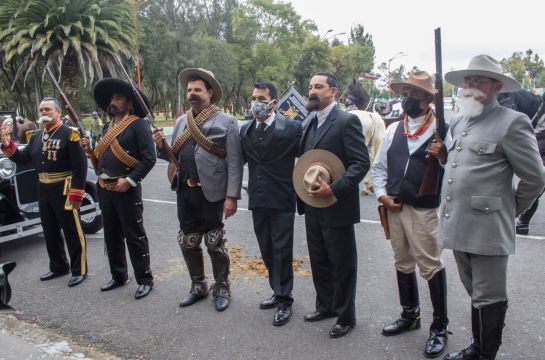 Se realizaron los ensayos de la parada militar por el 110 Aniversario de la Revolución Mexicana Se realizaron los ensayos de la parada militar por el 110 Aniversario de la Revolución Mexicana