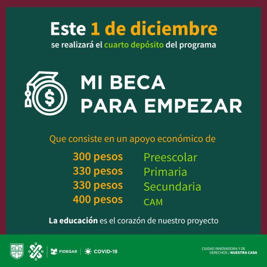 Así serán los pagos para alumnos de educación básica Así serán los pagos para alumnos de educación básica