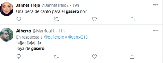 Espíritu navideño; hombre canta villancico mientras vende tanques de gas Espíritu navideño; hombre canta villancico mientras vende tanques de gas