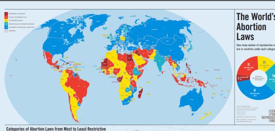 El Centro de Derechos Reproductivos presenta mapa de países donde es legal la interrupción del embarazo El Centro de Derechos Reproductivos presenta mapa de países donde es legal la interrupción del embarazo