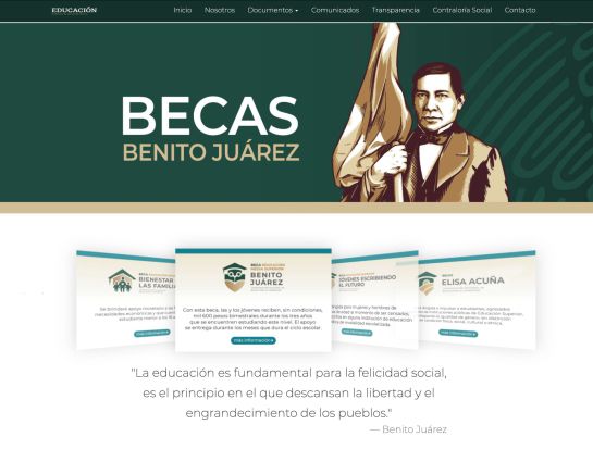 Becas Benito Juárez tiene distintas modalidades para apoyar a estudiantes de todos los niveles educativos Becas Benito Juárez tiene distintas modalidades para apoyar a estudiantes de todos los niveles educativos