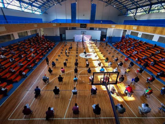 Jóvenes realizaron el examen para el ingreso 2020 Jóvenes realizaron el examen para el ingreso 2020
