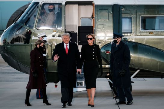 El presidente saliente de Estados Unidos, Donald Trump, ha abandonado este miércoles la Casa Blanca El presidente saliente de Estados Unidos, Donald Trump, ha abandonado este miércoles la Casa Blanca