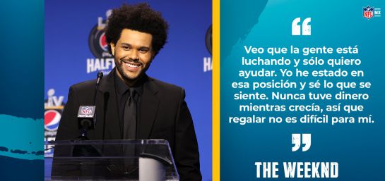 The Weeknd, además del show que va a protagonizar al medio tiempo, se dio a la tarea de apoyar a la comunidad de Tampa The Weeknd, además del show que va a protagonizar al medio tiempo, se dio a la tarea de apoyar a la comunidad de Tampa