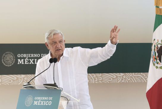 AMLO durante la supervisión Tren Maya Maxcanú: "¿Quién dijo miedo?" AMLO durante la supervisión Tren Maya Maxcanú: "¿Quién dijo miedo?"