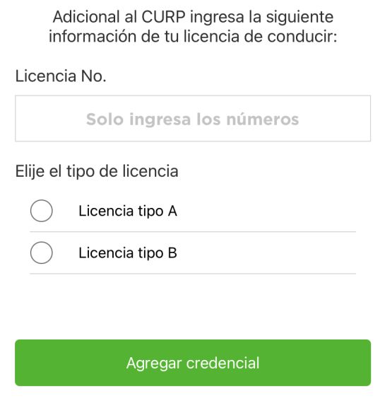 Ingresa tu número de licencia. Ingresa tu número de licencia.