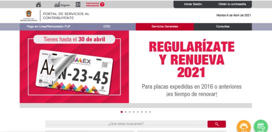 Accede al sitio web del Portal de Servicios al Contribuyente. Accede al sitio web del Portal de Servicios al Contribuyente.