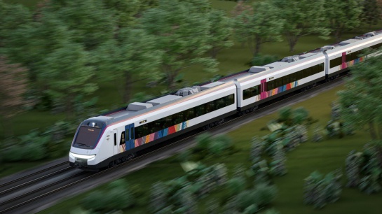 El diseño de los trenes está inspirado en el jaguar. El diseño de los trenes está inspirado en el jaguar.