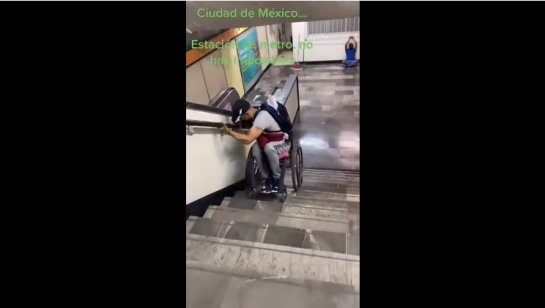 No hay límites para este joven usuario del Metro de la CDMX No hay límites para este joven usuario del Metro de la CDMX