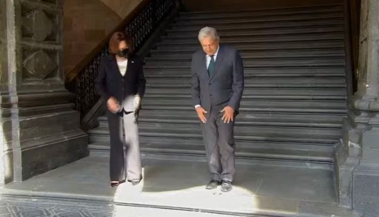 El presidente recibió esta mañana del 8 de junio en Palacio Nacional a la vicepresidente de Estados Unidos Kamala Harris El presidente recibió esta mañana del 8 de junio en Palacio Nacional a la vicepresidente de Estados Unidos Kamala Harris