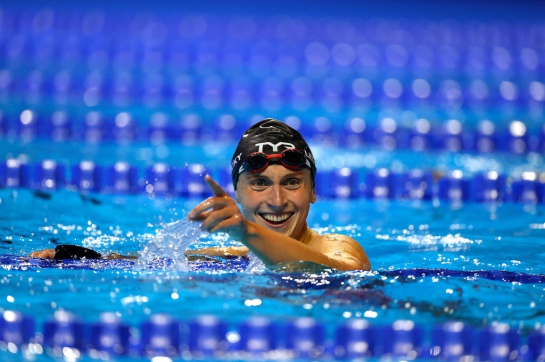 Ledecky, ha logrado tiempos que serán difíciles que alguien los pueda superar Ledecky, ha logrado tiempos que serán difíciles que alguien los pueda superar