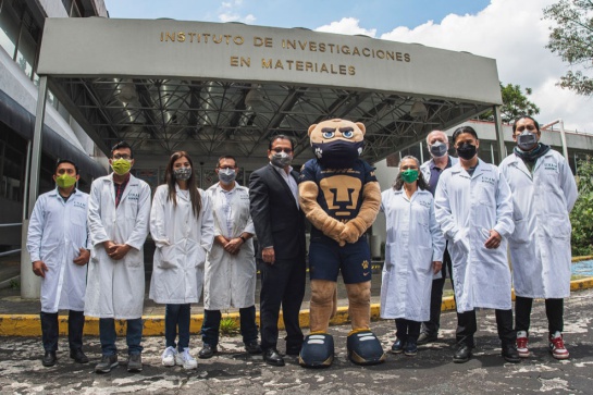 El SakCu, un cubrebocas que “tiene ciencia y tecnología”, y cuyos primeros usuarios han sido el equipo de Sandra Rodil El SakCu, un cubrebocas que “tiene ciencia y tecnología”, y cuyos primeros usuarios han sido el equipo de Sandra Rodil