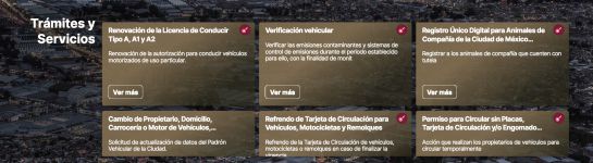 El nuevo portal presentado por el gobierno de la Ciudad de México incluye poco más de mil trámites disponibles. El nuevo portal presentado por el gobierno de la Ciudad de México incluye poco más de mil trámites disponibles.