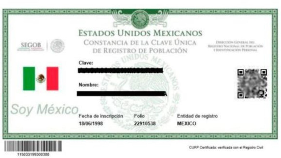CURP certificada: ¿Cuáles son los cambios y cómo puedo descargarla?