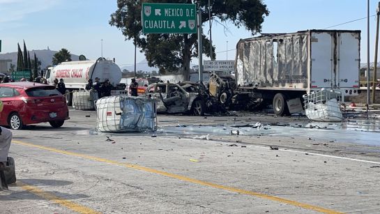 Sube a 19 la cifra de muertos por accidente en la caseta México-Puebla Sube a 19 la cifra de muertos por accidente en la caseta México-Puebla