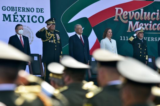 AMLO conmemora el 111 aniversario de la Revolución Mexicana AMLO conmemora el 111 aniversario de la Revolución Mexicana