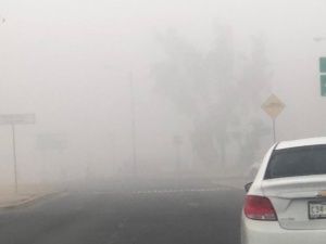 Presencia de bancos de niebla en Av. Central y el Circuito Mexiquense. Presencia de bancos de niebla en Av. Central y el Circuito Mexiquense.
