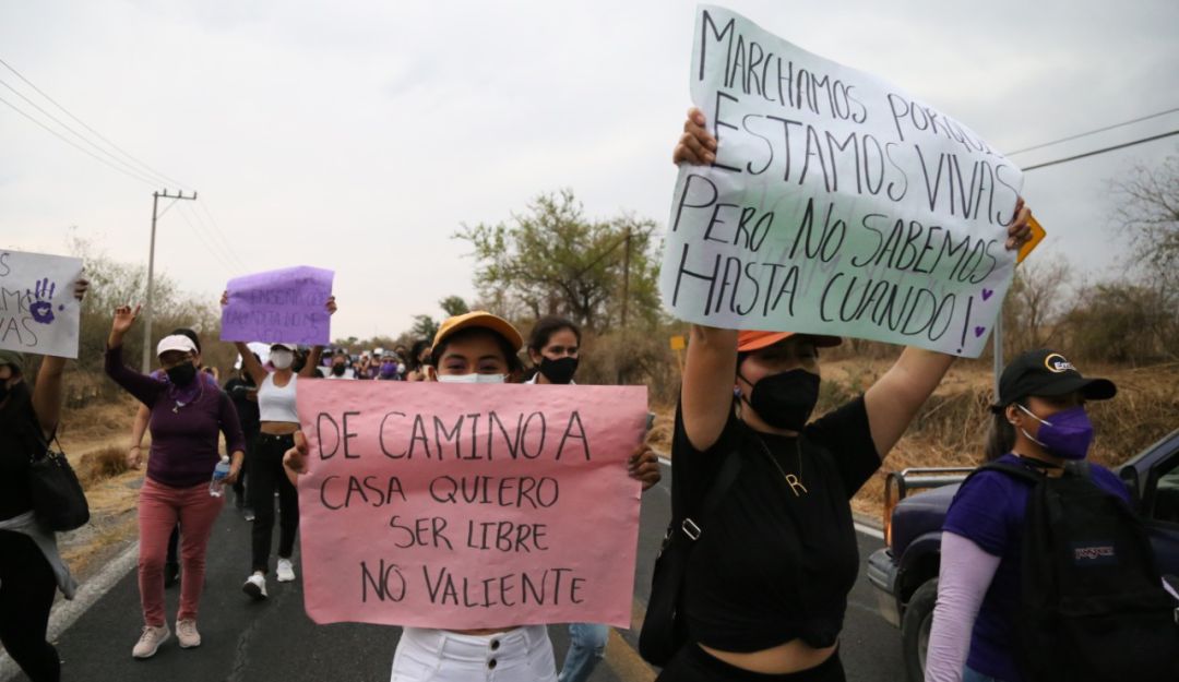 Marchan Mujeres Contra Feminicidios En Morelos Nacional W Radio Mexico