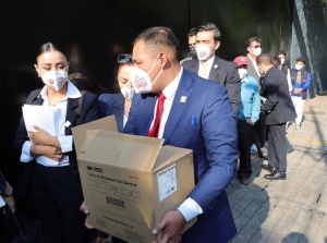 Ni impunidad ni olvido, afirma Ernestina Godoy a víctimas de L12 Ni impunidad ni olvido, afirma Ernestina Godoy a víctimas de L12