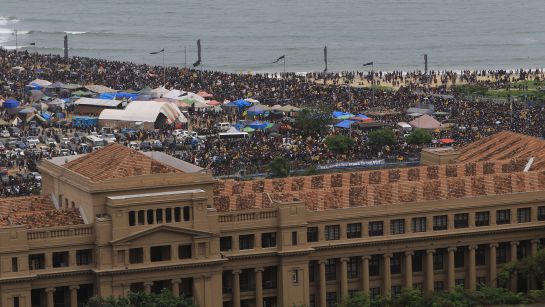 Renunciará presidente de Sri Lanka en medio de protestas Renunciará presidente de Sri Lanka en medio de protestas