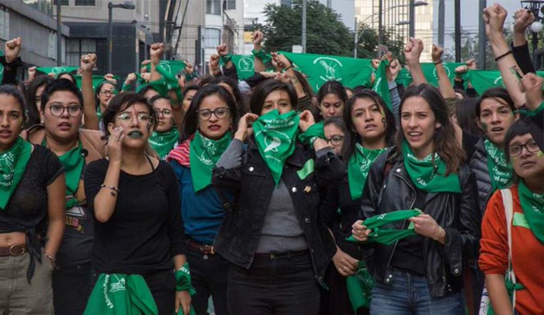 Marea Verde realizará su protesta en el Ángel pese a marcha de AMLO