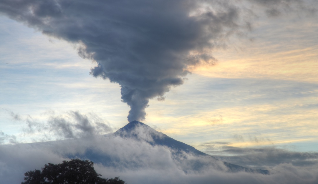 Erupción volcán Popocatépetl Daños y enfermedades que la ceniza