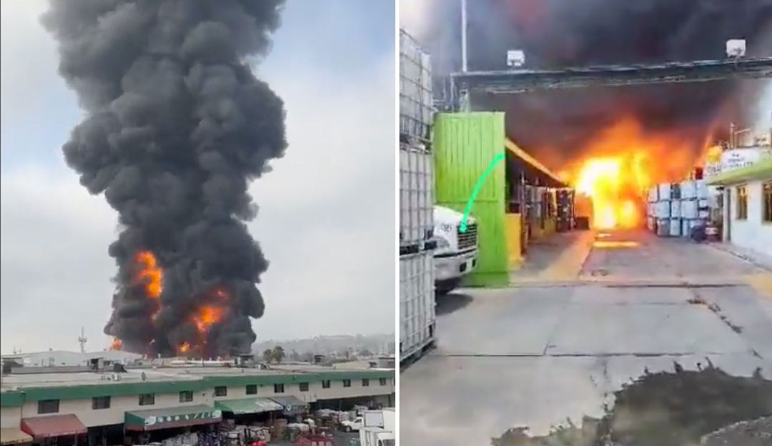 Se Registra Incendio En F Brica De Qu Micos En Chicoloapan Edomex