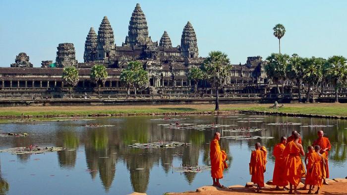 El Palacio de Angkor en Camboya