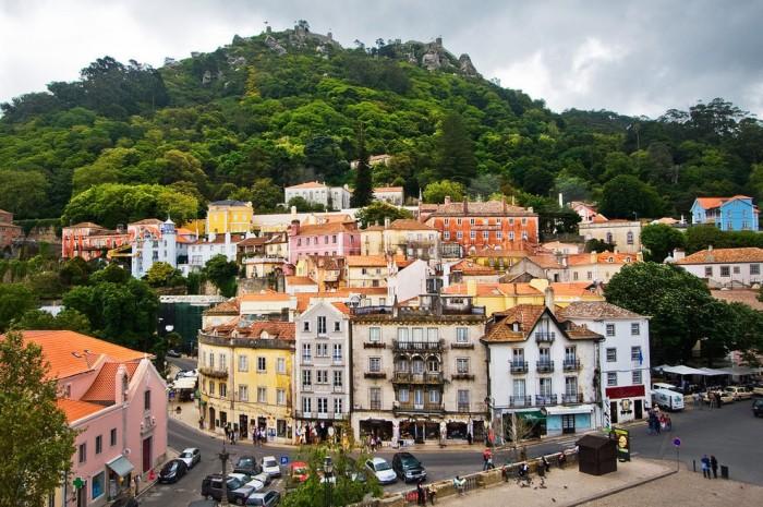 El bello pueblo de Sintra en Portugal