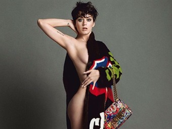 Katy Perry posa semidesnuda para la campaña de una marca de ropa |  Actualidad | W Radio Mexico