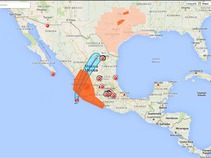 Por huracán "Patricia", Google activó alertas y este mapa de crisis