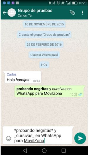 Ahora podrás escribir en negritas y cursivas en Whatsapp! | Actualidad - |  W Radio México Móvil