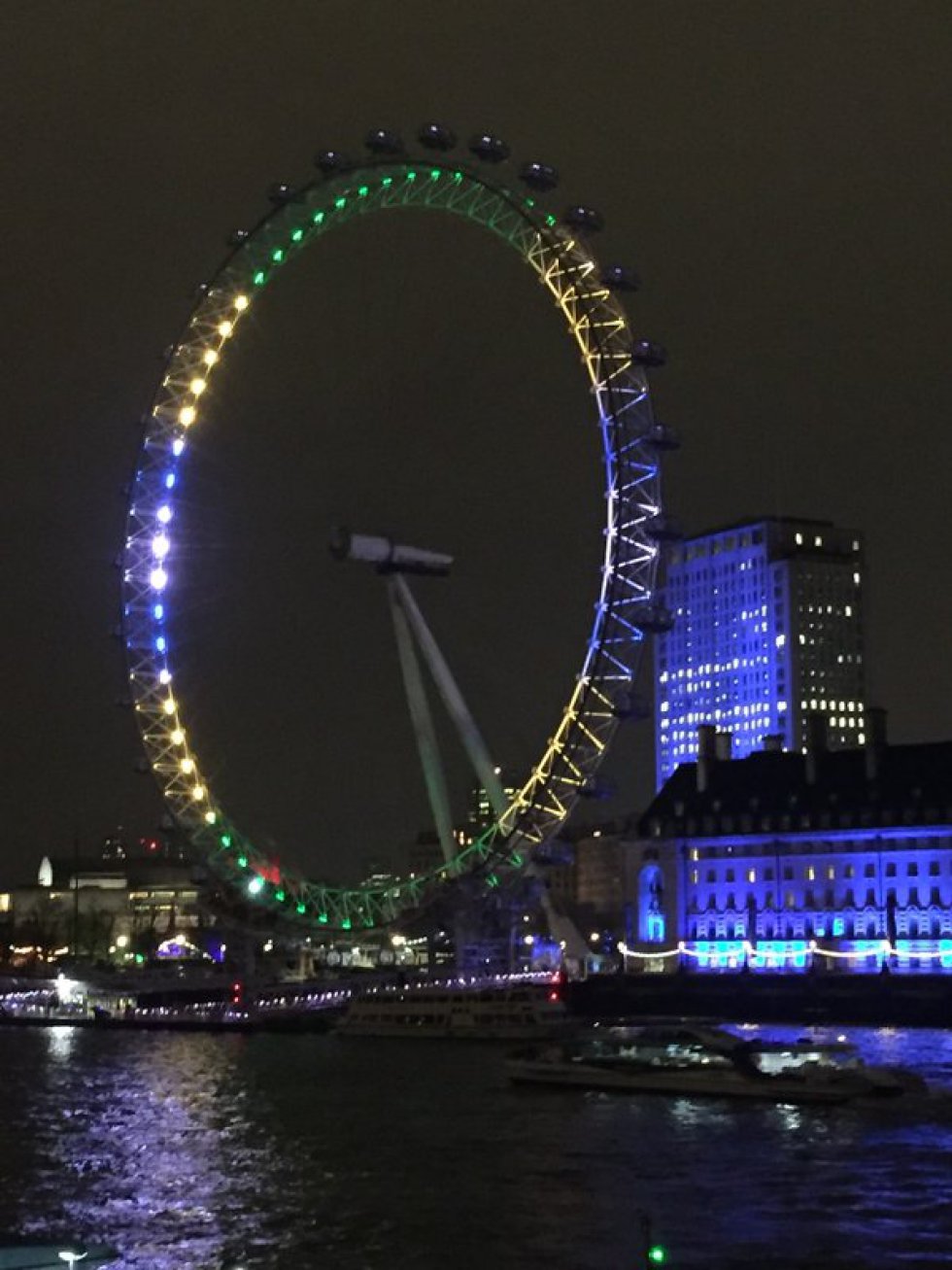 El London Eye en la capital inglesa El London Eye en la capital inglesa