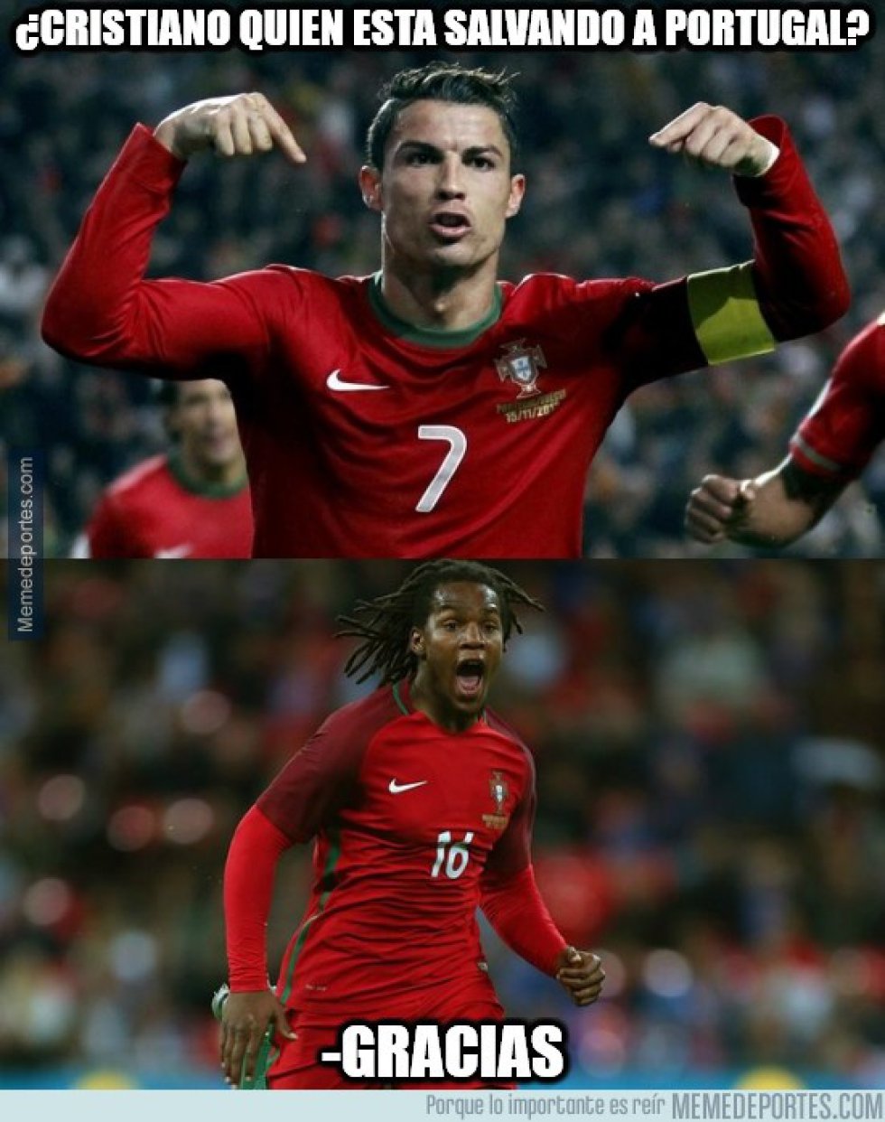 Los mejores memes del partido entre Polonia y Portugal