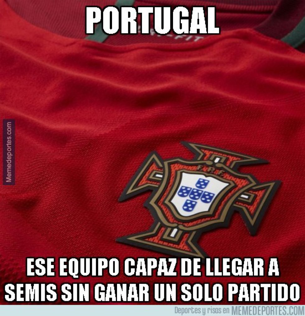 Los mejores memes del partido entre Polonia y Portugal
