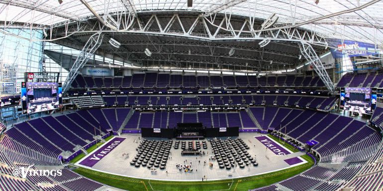 Está listo el nuevo estadio de los Vikingos de Minnesota de la NFL, Deportes