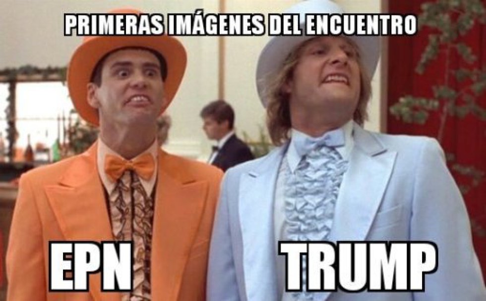 Internet Responde Con Memes A La Visita De Trump A México Sociedad Album W Radio Mexico 1186