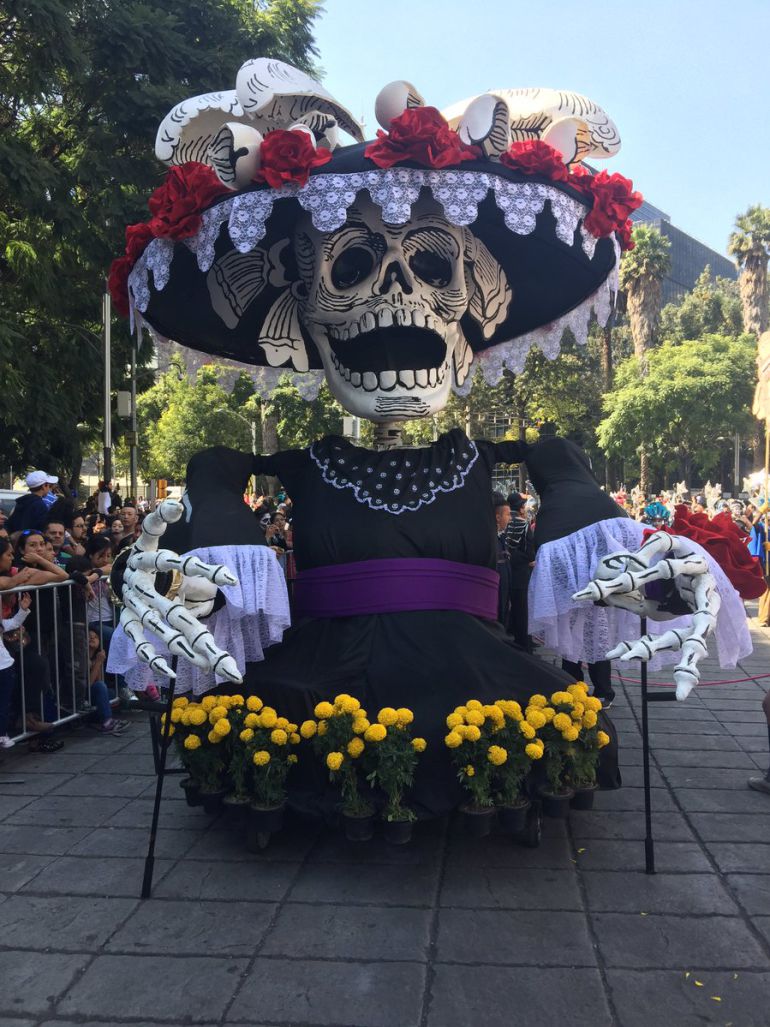 D A De Muertos En M Xico Causa Sensaci N El Primer Desfile Del D A De