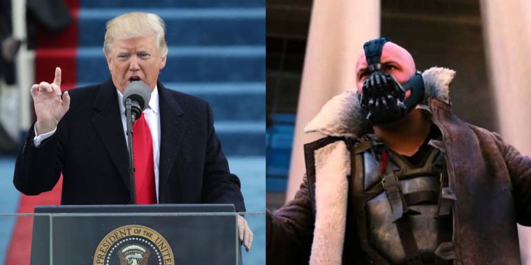 Detectan parecido del discurso de Trump con el de villano de Batman |  Internacional | W Radio Mexico