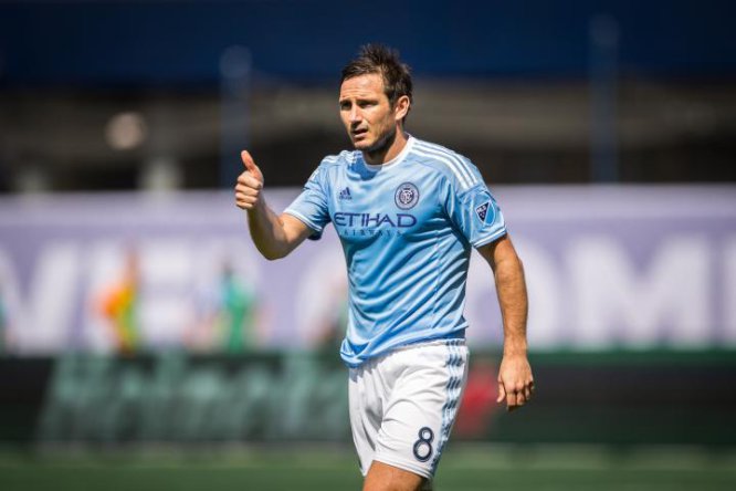 Durante la campaña 2015-16, Lampard se desenvolvió en el New York City de la MLS Durante la campaña 2015-16, Lampard se desenvolvió en el New York City de la MLS