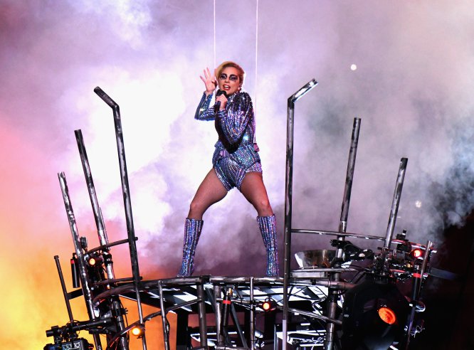 Las mejores imágenes del show de Lady Gaga en la Final de la NFL