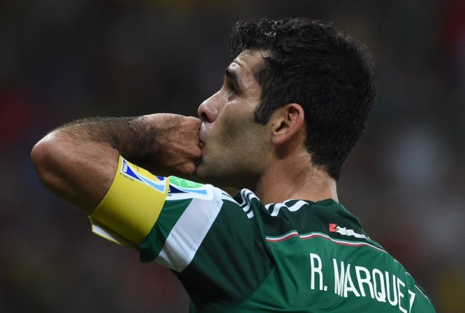 El káiser de Michoacán celebra la anotación que logró ante Croacia en el último juego del Tri en la primera fase de Brasil 2014. Aquel lunes 23 de junio, México derrotó 3-1 al conjunto europeo El káiser de Michoacán celebra la anotación que logró ante Croacia en el último juego del Tri en la primera fase de Brasil 2014. Aquel lunes 23 de junio, México derrotó 3-1 al conjunto europeo