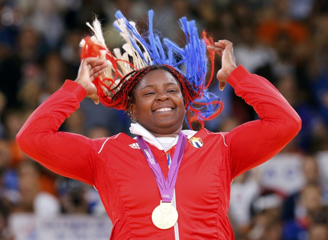La judoca cubana Idalys Ortiz ganó bronce en Beijing 2008, oro en Londres 2012 y plata en Río 2016 La judoca cubana Idalys Ortiz ganó bronce en Beijing 2008, oro en Londres 2012 y plata en Río 2016