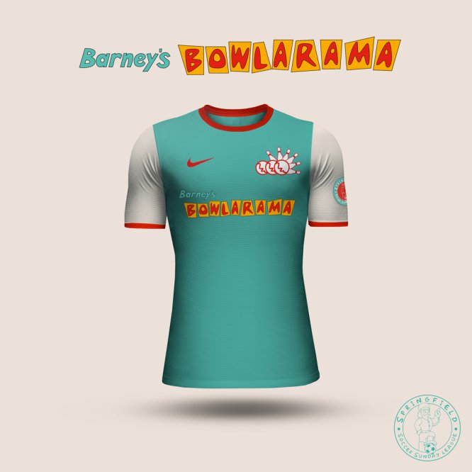 Así lucirían los uniformes de futbol de Los Simpson Así lucirían los uniformes de futbol de Los Simpson